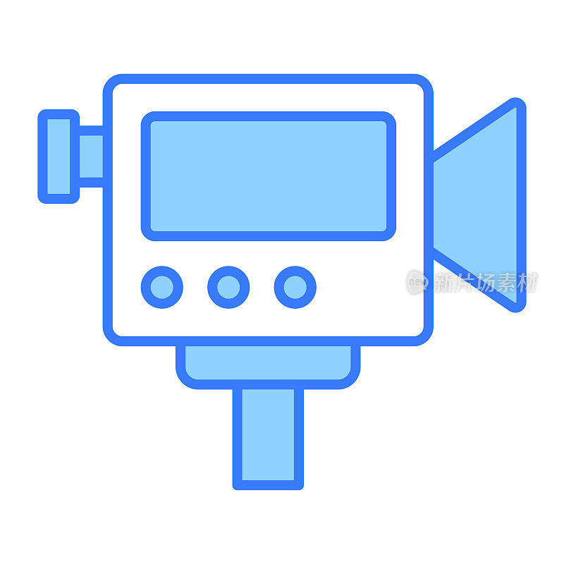 video camera icon modern illustration